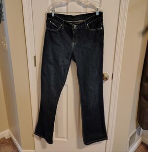 Wrangler Bootcut Misses Dark Blue Jeans. 11/12 Tall. 34inch Inseam.